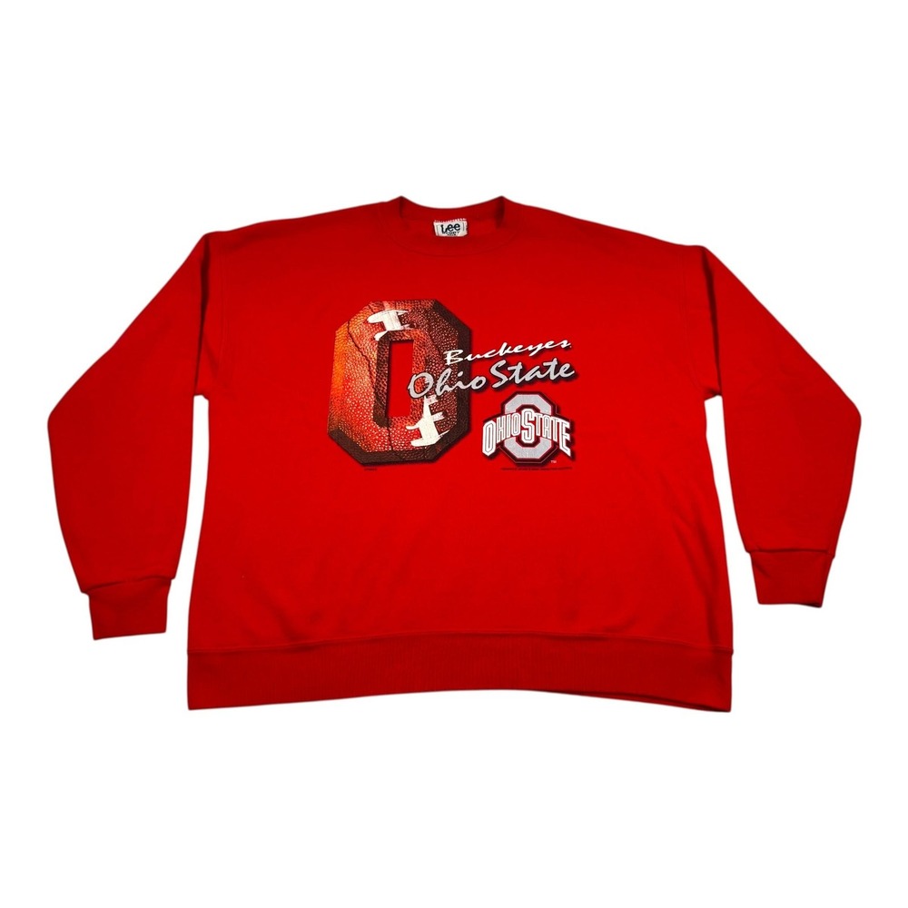 Vintage Ohio State Buckeyes Sweater Mens 2XL Made USA Football Crewneck 90s